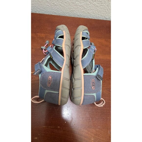 Keen Kids Sea camp II CNX Waterproof Closed-Toe Sandals Size 13 Gray & Pink - Picture 6 of 8
